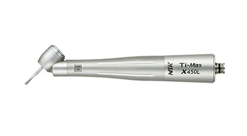 Турбинный стоматологический наконечник NSK Ti-Max X450 (с оптикой, кнопочный зажим)